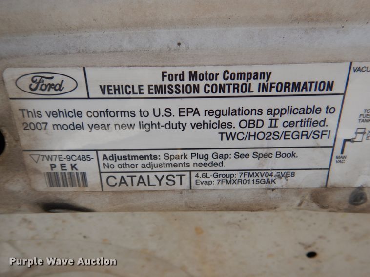 image for item HK9505 2007 Ford Crown Victoria Police Interceptor