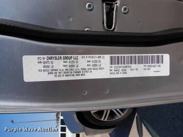 image for item HK9511 2013 Dodge Charger Police