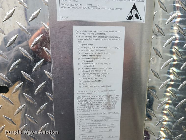 image for item HM9257 2014 International 4300  ambulance