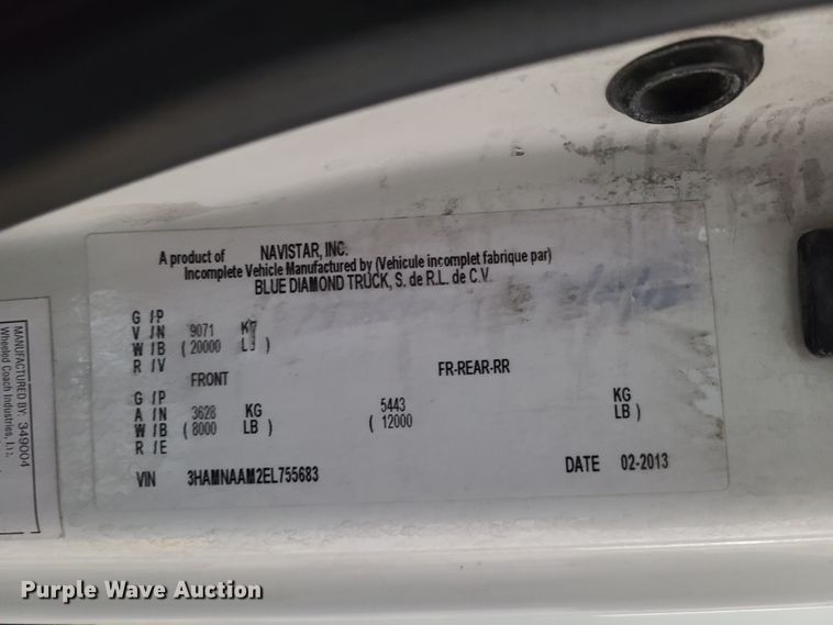 image for item HM9258 2014 International 4300  ambulance