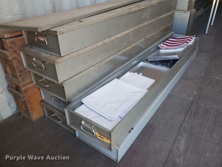 image for item HO9742 (9) metal-cased voting booth kits