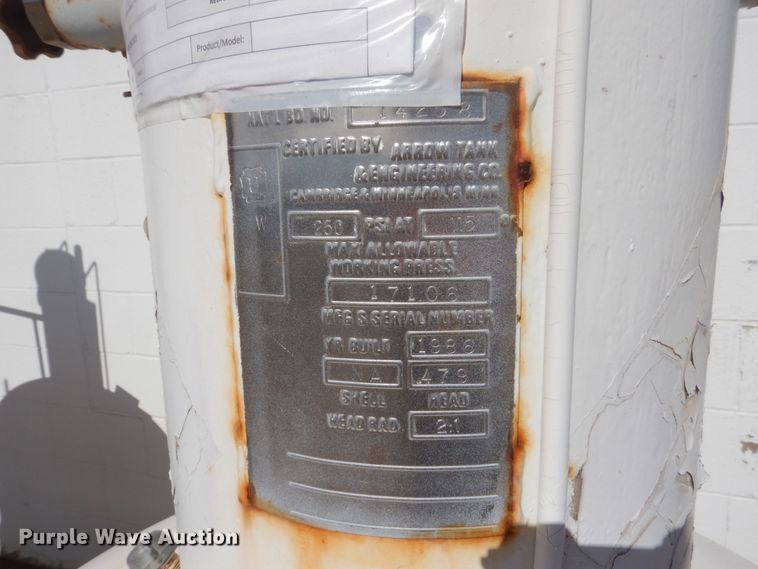 image for item HS9356 100 gallon mild steel propane prover