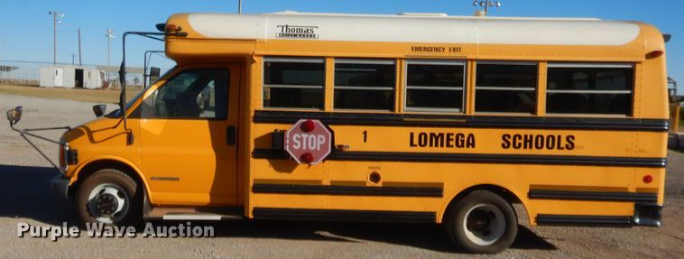 image for item HW9032 2005 GMC Savana G3500  school bus