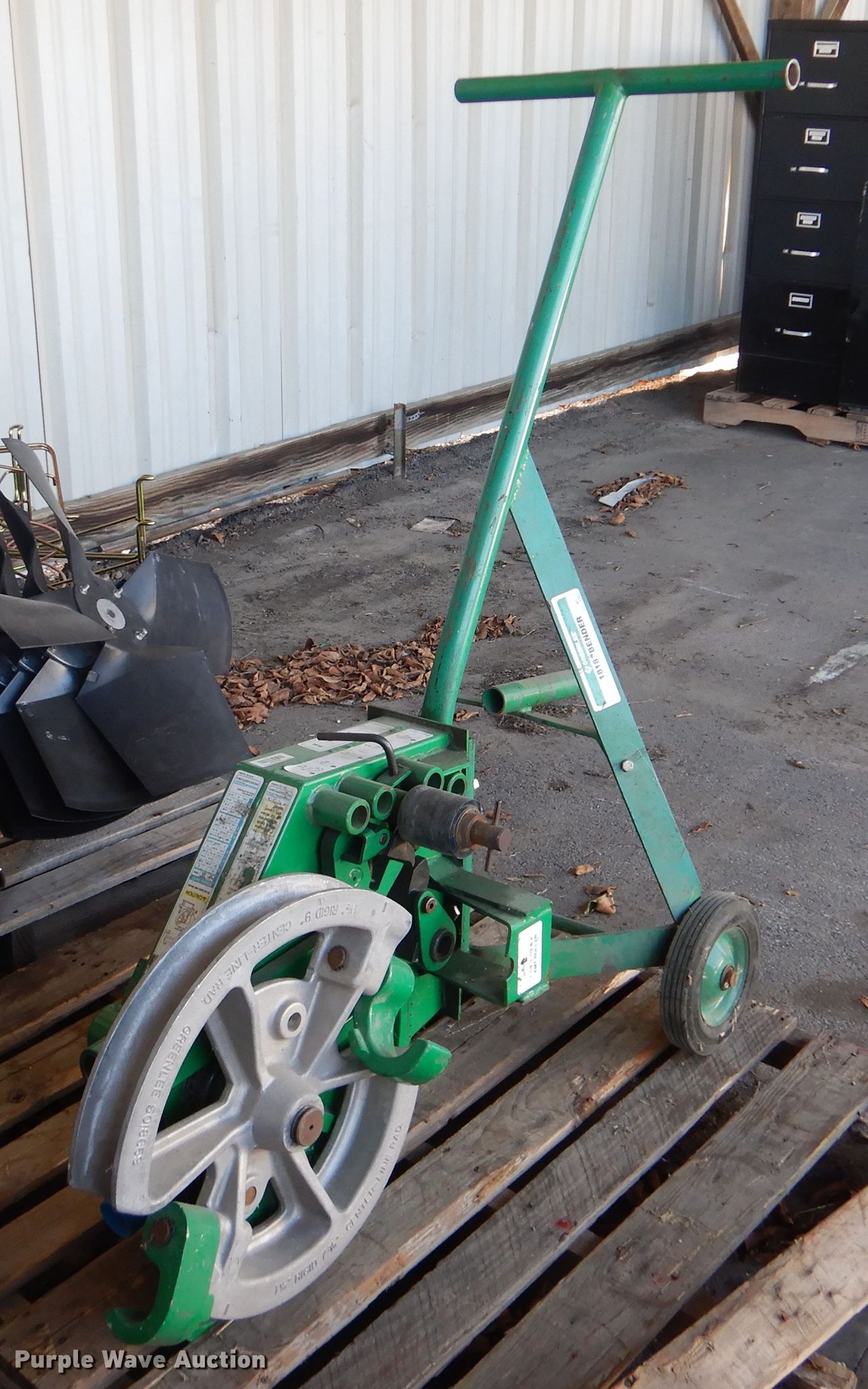 Greenlee 1818 conduit bender in Tulsa, OK Item AE9691 sold Purple Wave