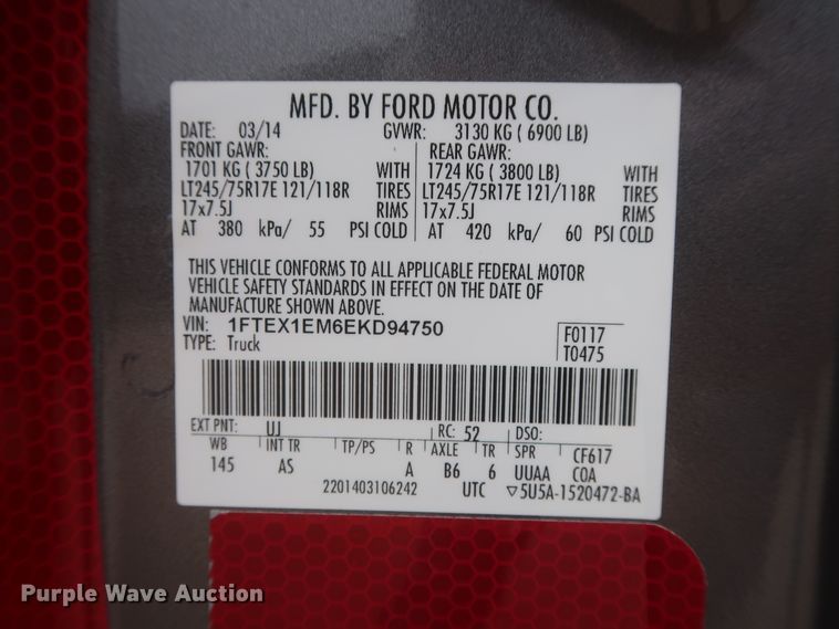 image for item HW9003 2014 Ford F150  SuperCab pickup truck