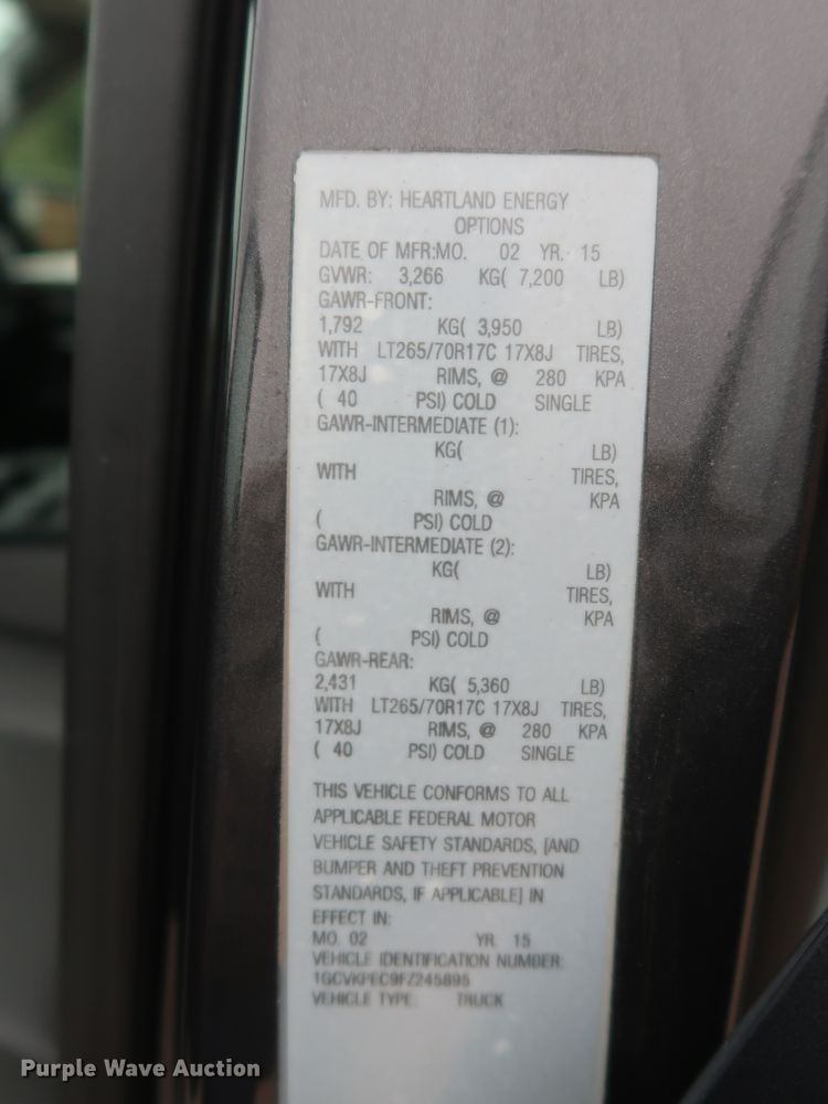 image for item HW9009 2015 Chevrolet Silverado 1500  Double Cab pickup truck