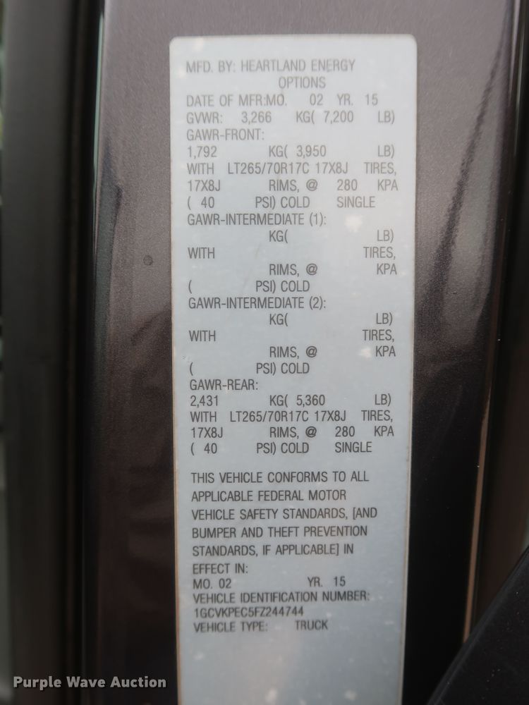 image for item HW9012 2015 Chevrolet Silverado 1500  Double Cab pickup truck