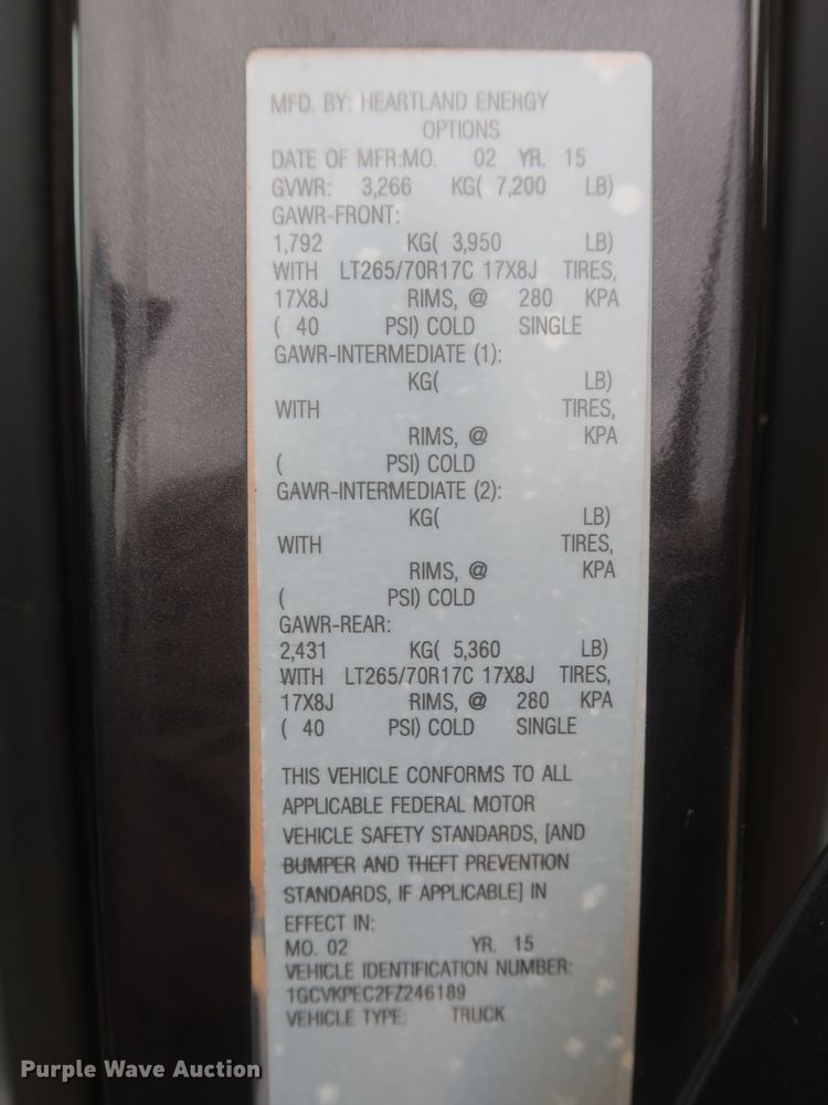 image for item HW9013 2015 Chevrolet Silverado 1500  Double Cab pickup truck