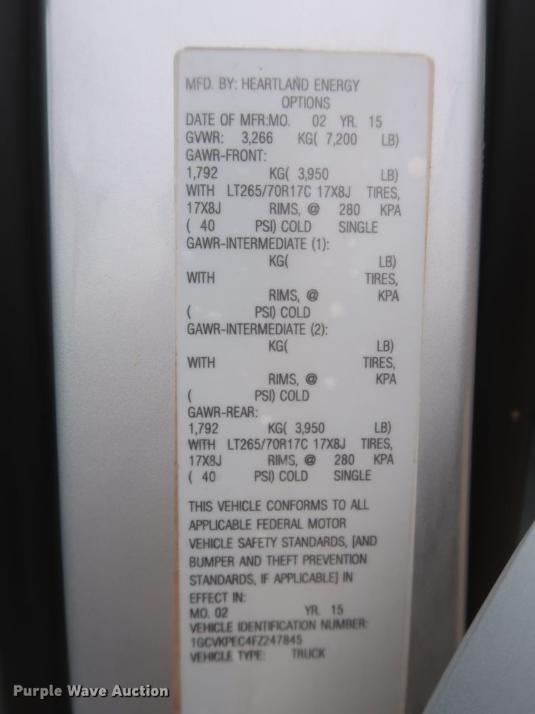 image for item HW9014 2015 Chevrolet Silverado 1500  Double Cab pickup truck