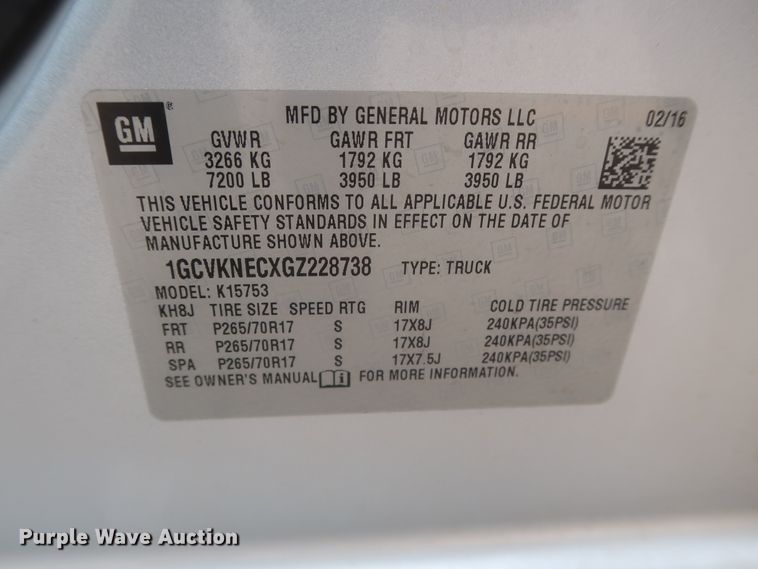 image for item HW9019 2016 Chevrolet Silverado 1500  Double Cab pickup truck