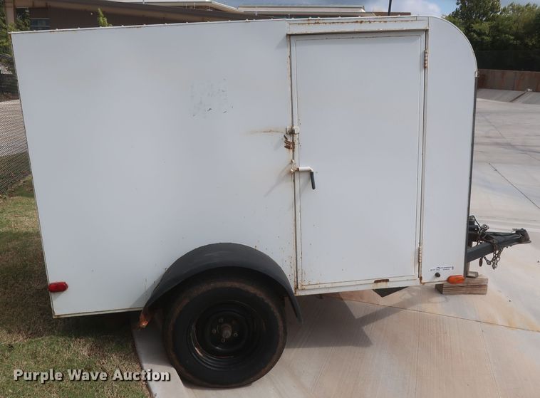 image for item HW9028 Shop built enclosed cargo trailer