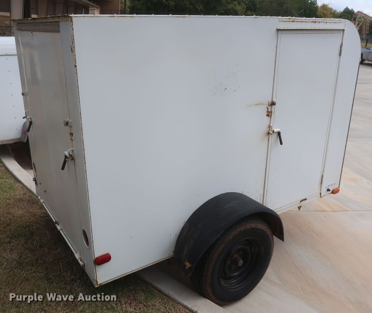 image for item HW9028 Shop built enclosed cargo trailer
