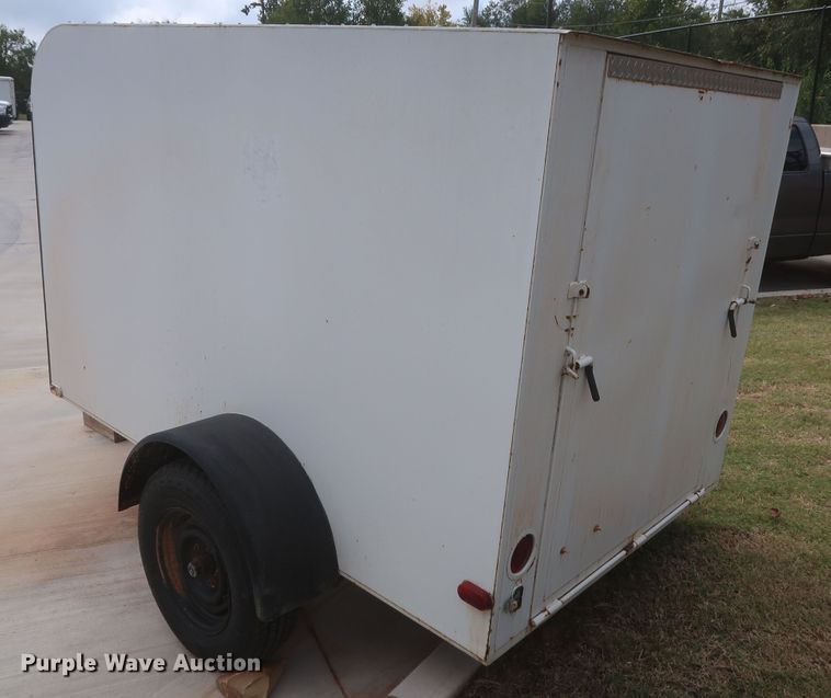 image for item HW9028 Shop built enclosed cargo trailer