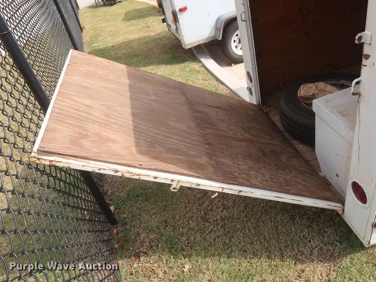 image for item HW9028 Shop built enclosed cargo trailer