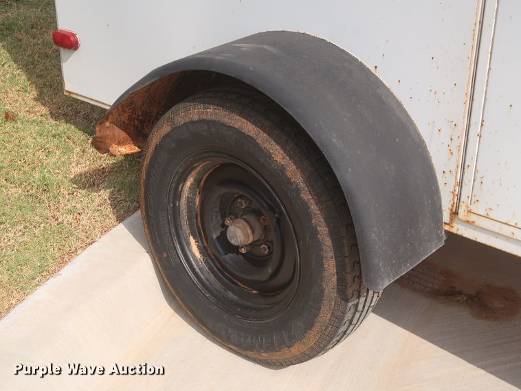 image for item HW9028 Shop built enclosed cargo trailer