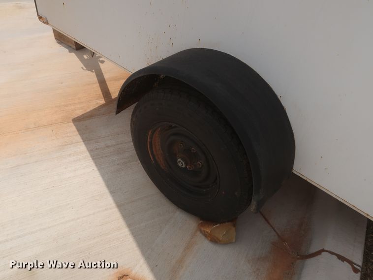 image for item HW9028 Shop built enclosed cargo trailer