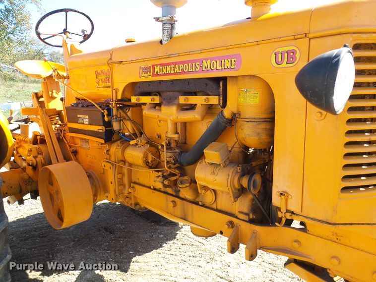 image for item DC2918 1954 Minneapolis Moline UB  tractor