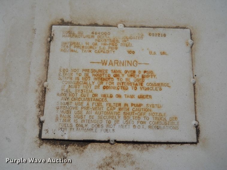 image for item DF4516 Delta 484000 auxiliary fuel tank