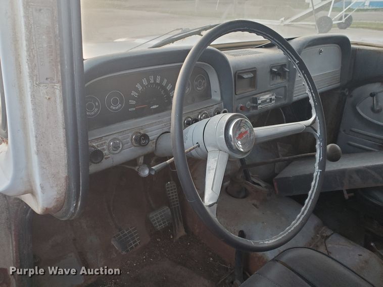 image for item DF5696 1961 Chevrolet Apache 30  feed mixer truck