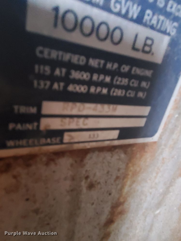 image for item DF5696 1961 Chevrolet Apache 30  feed mixer truck