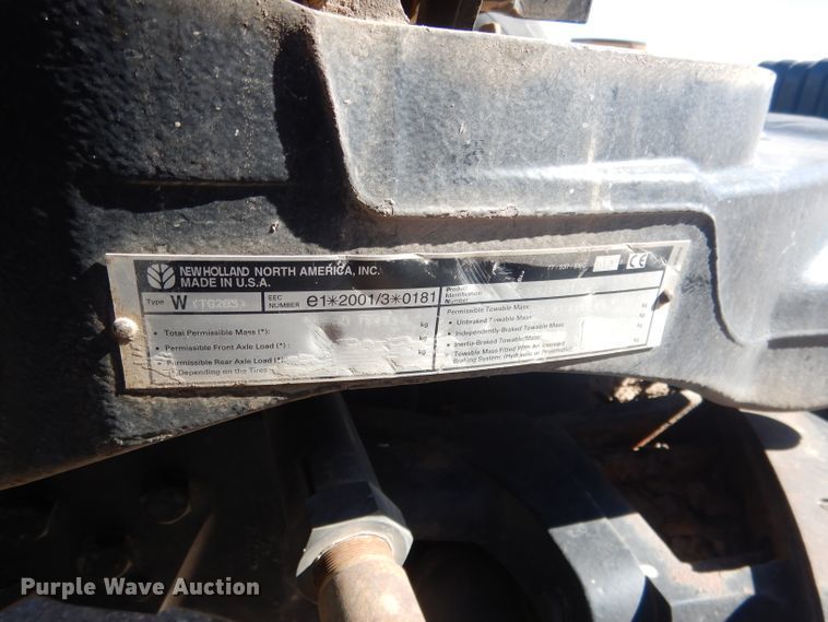 image for item DG4626 2003 New Holland TG285  MFWD tractor