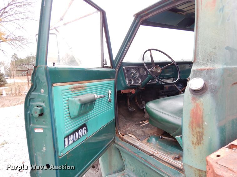 image for item DH6740 1970 Chevrolet C50  dump flatbed truck