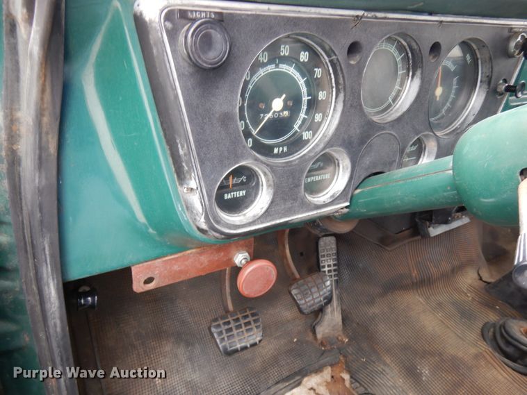 image for item DH6740 1970 Chevrolet C50  dump flatbed truck