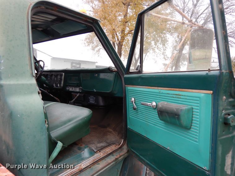 image for item DH6740 1970 Chevrolet C50  dump flatbed truck