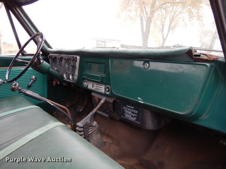 image for item DH6740 1970 Chevrolet C50  dump flatbed truck