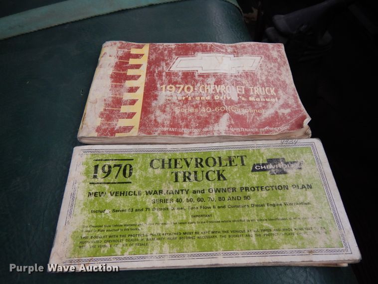image for item DH6740 1970 Chevrolet C50  dump flatbed truck