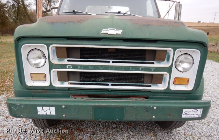 image for item DH6740 1970 Chevrolet C50  dump flatbed truck