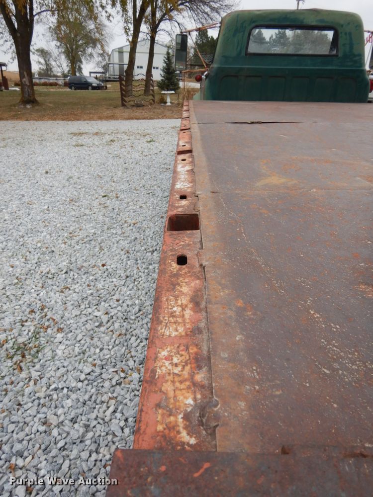 image for item DH6740 1970 Chevrolet C50  dump flatbed truck