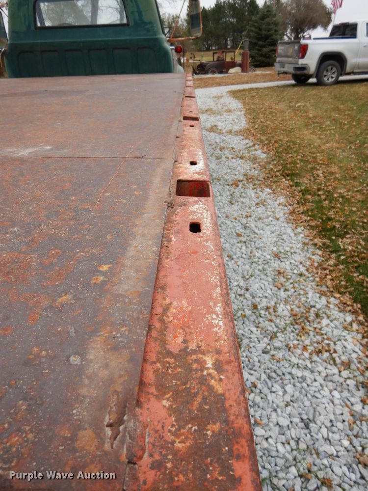 image for item DH6740 1970 Chevrolet C50  dump flatbed truck