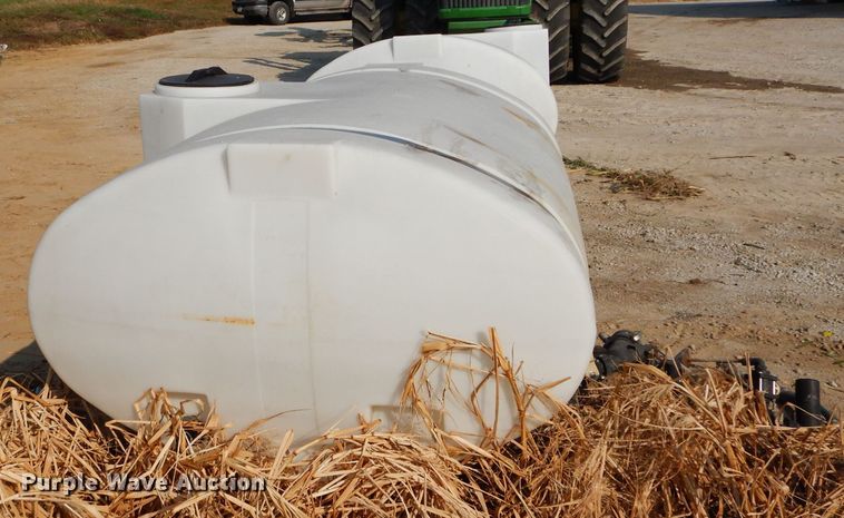 image for item DI8319 (2) 500 gallon poly saddle spray tanks
