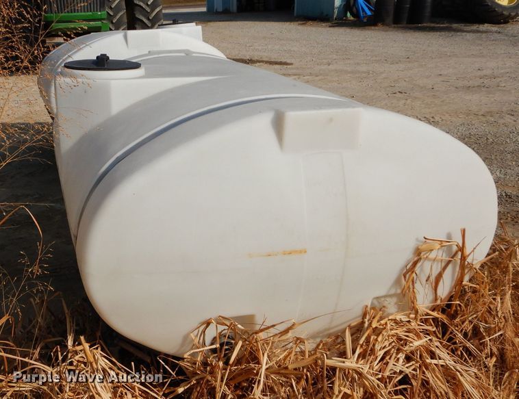 image for item DI8319 (2) 500 gallon poly saddle spray tanks