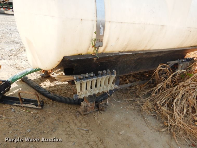 image for item DI8319 (2) 500 gallon poly saddle spray tanks