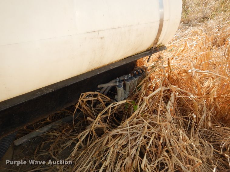 image for item DI8319 (2) 500 gallon poly saddle spray tanks