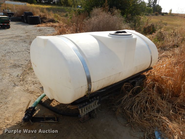 image for item DI8319 (2) 500 gallon poly saddle spray tanks