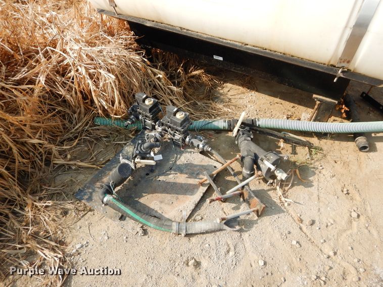 image for item DI8319 (2) 500 gallon poly saddle spray tanks