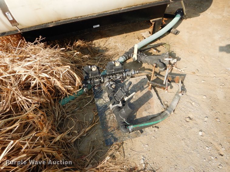 image for item DI8319 (2) 500 gallon poly saddle spray tanks