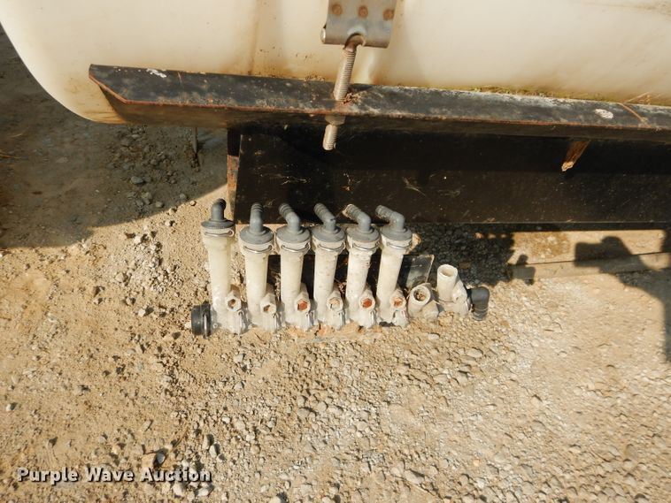 image for item DI8319 (2) 500 gallon poly saddle spray tanks