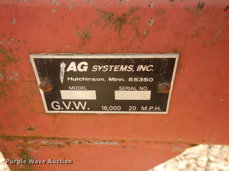 image for item DI8326 Ag Systems AG600 spreader