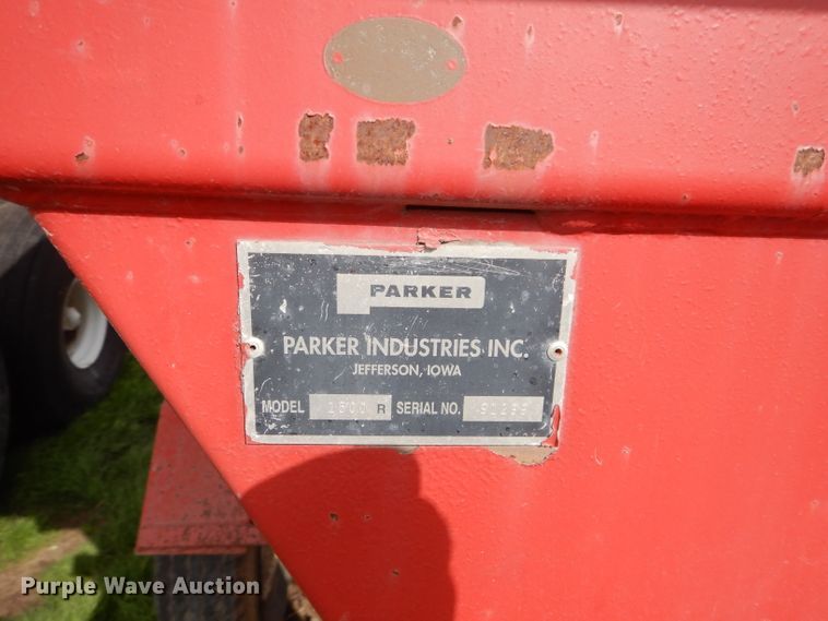 image for item DI8350 Parker 1500R weigh wagon