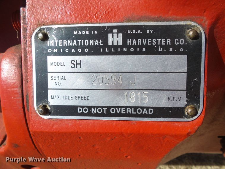 image for item EK9752 1953 International Farmall Super H  tractor