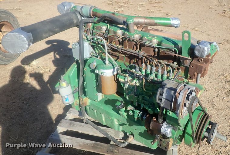 image for item GX9646 John Deere six cylinder diesel engine