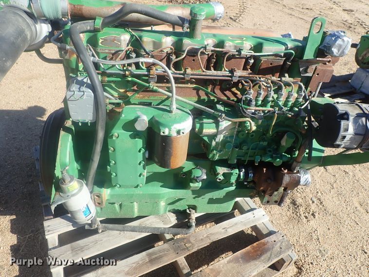 image for item GX9646 John Deere six cylinder diesel engine