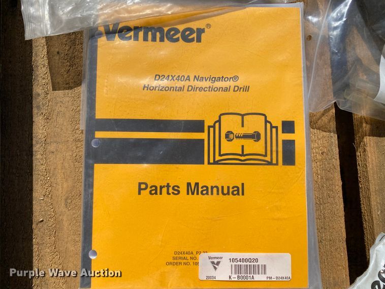 image for item HE9867 Vermeer parts