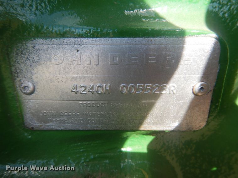 image for item HO9219 1978 John Deere 4240  tractor