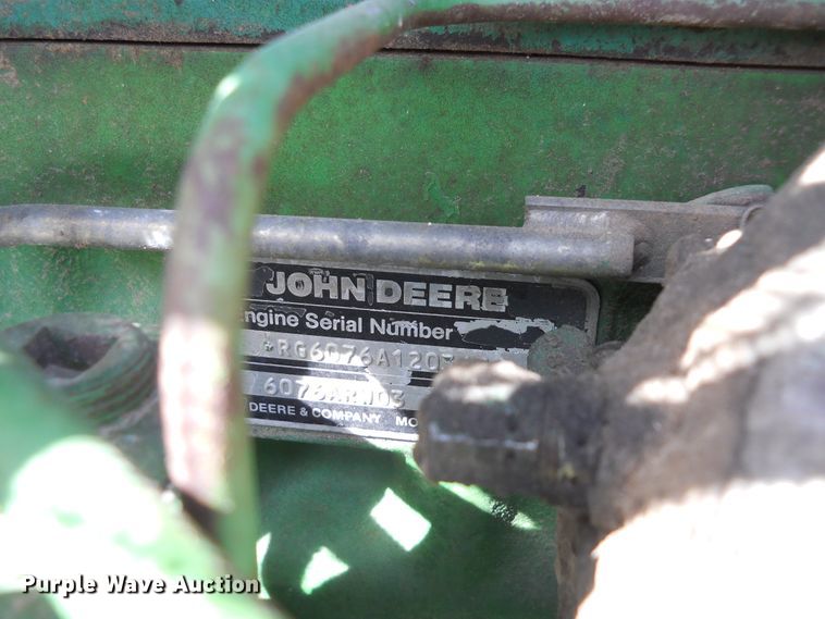 image for item HO9685 1989 John Deere 4955  MFWD tractor