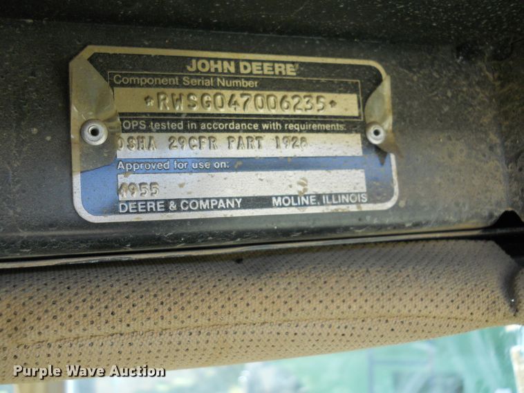 image for item HO9685 1989 John Deere 4955  MFWD tractor